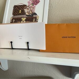 Louis Vuitton Shopping Bag and thank you card
